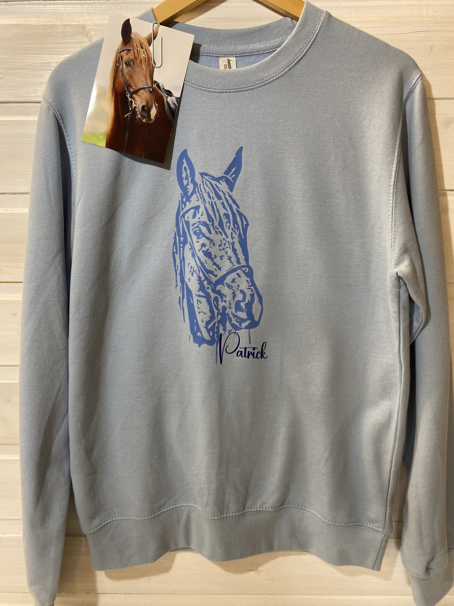 Printed Pet Portrait Adult Sweatshirt - B-Stitch Embroidery & Printing